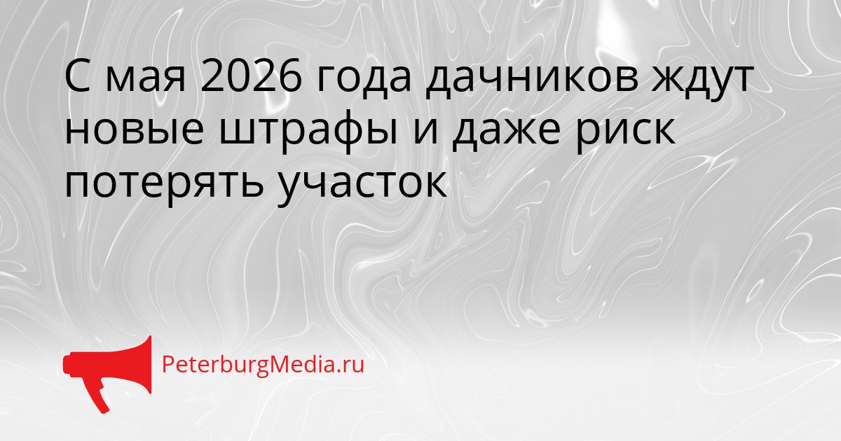 С мая 2026 года дачников ждут новые штрафы и даже риск потерять участок