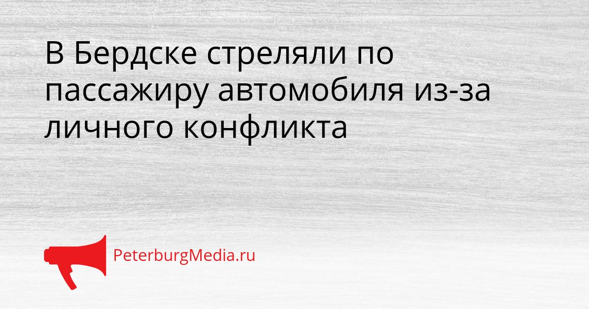 В Бердске стреляли по пассажиру автомобиля из-за личного конфликта