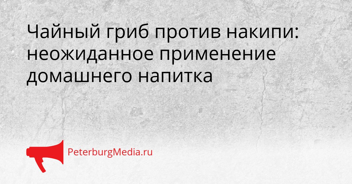 Чайный гриб против накипи: неожиданное применение домашнего напитка