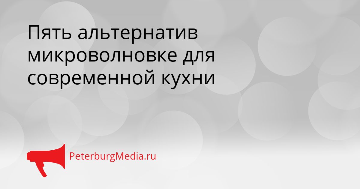 Пять альтернатив микроволновке для современной кухни