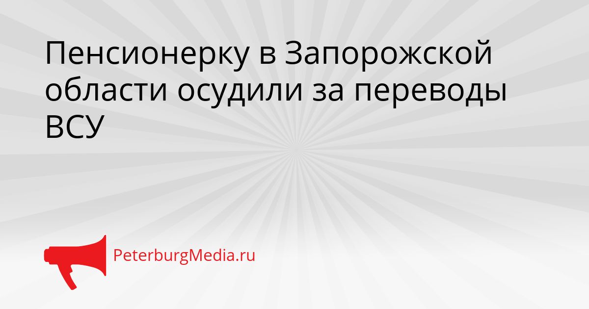 Пенсионерку в Запорожской области осудили за переводы ВСУ
