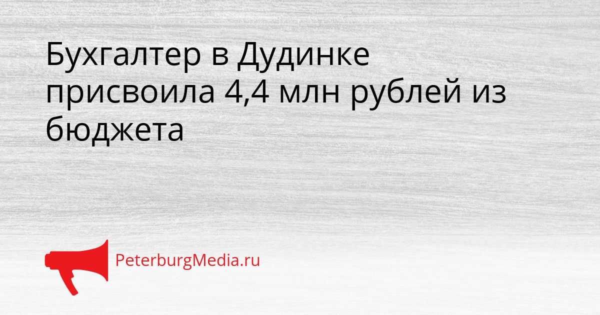 Бухгалтер в Дудинке присвоила 4,4 млн рублей из бюджета