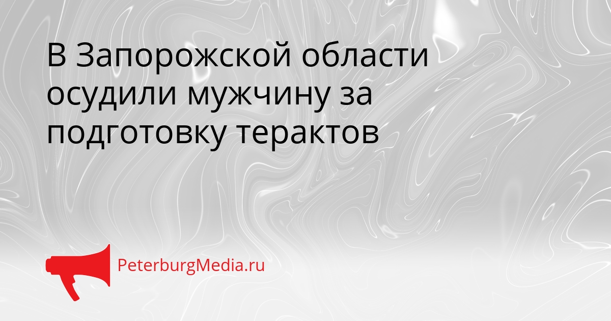 В Запорожской области осудили мужчину за подготовку терактов Сгенерировано