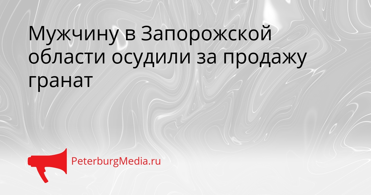 Мужчину в Запорожской области осудили за продажу гранат Сгенерировано