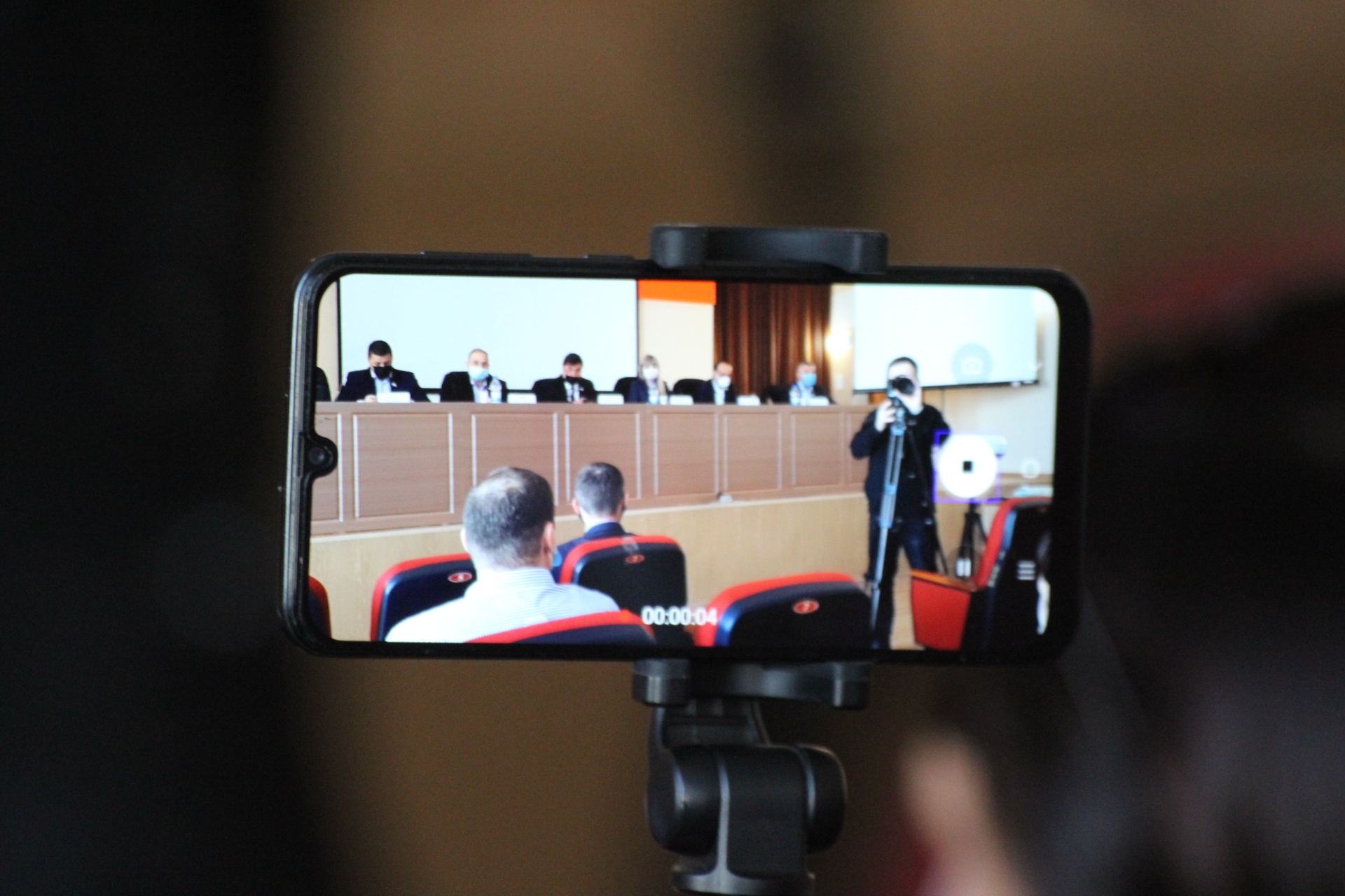 Съемка на телефон ИА UssurMedia