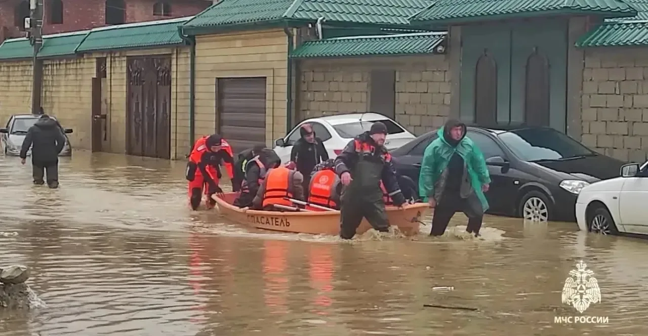 Эвакуация в Дагестане МЧС России
